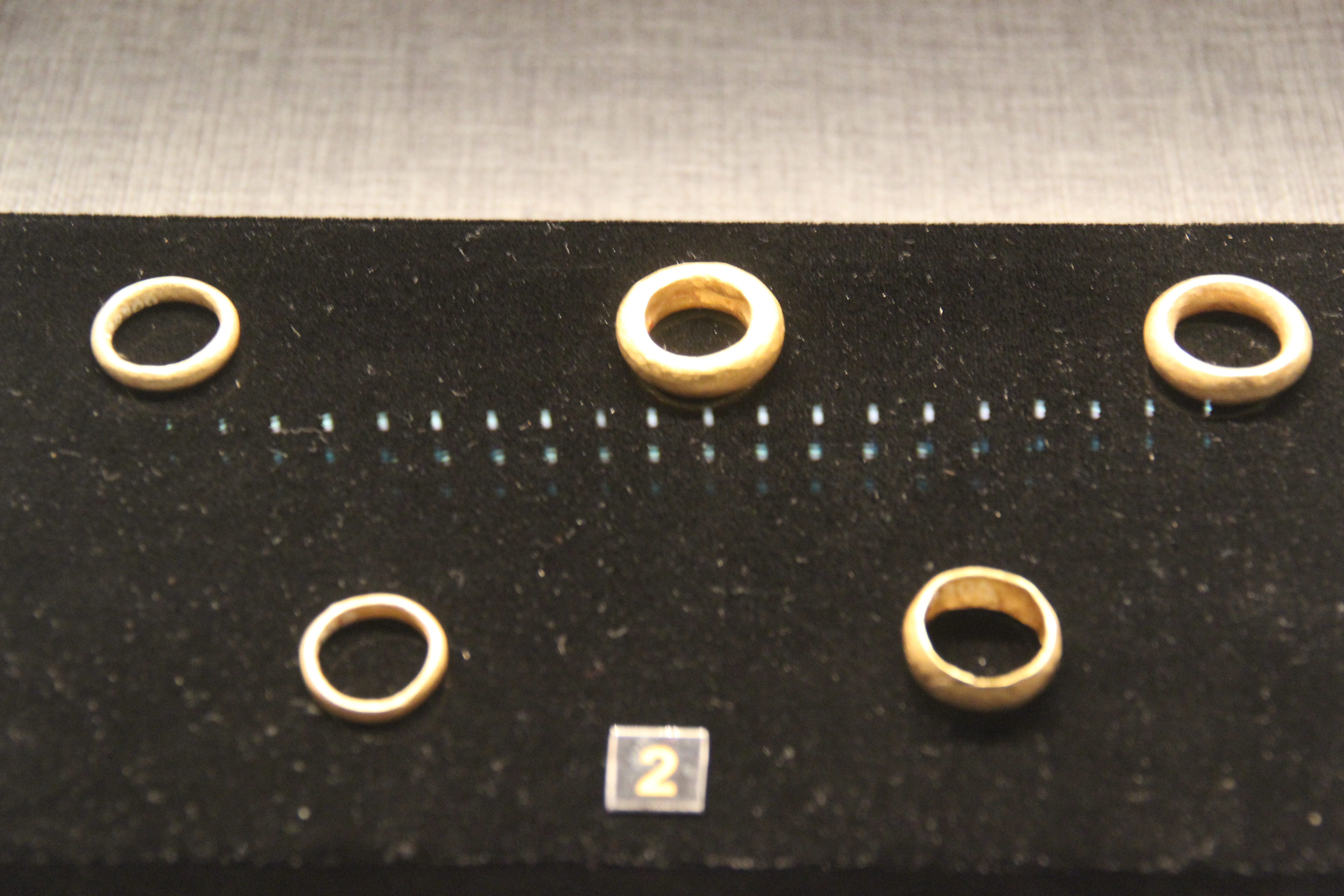 Gold jewelry from Óc Eo culture