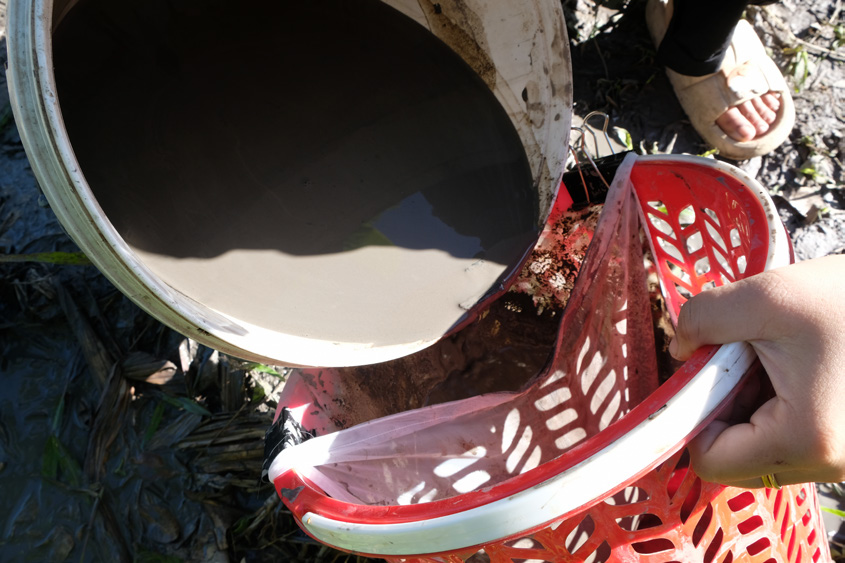 Flotation method for archaeological sample processing